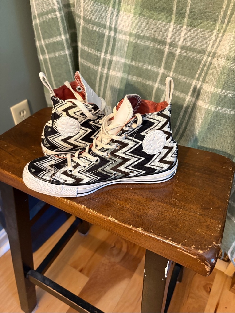 Converse x Missoni Women's chevron knit High-Top Sneakers